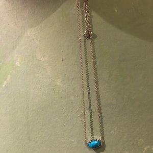 Kendra Scott turquoise & gold necklace